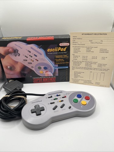 1992 super nintendo - 1992, asciipad