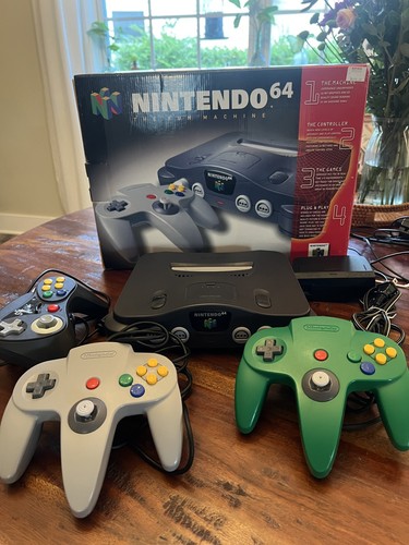 Nintendo gray console box - gray, w/box