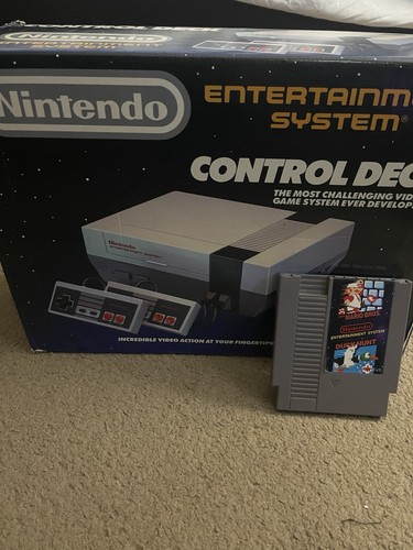 Nintendo nes console with box - nintendo,